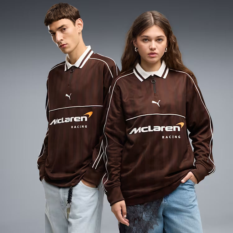 McLaren Racing F1 Puma Men's Chocolate Fondue Long Sleeve Jersey