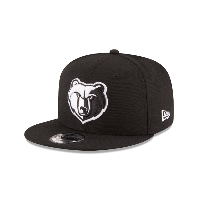 Memphis Grizzlies NBA New Era pour hommes, noir/blanc 9Fifty Basic Snapback