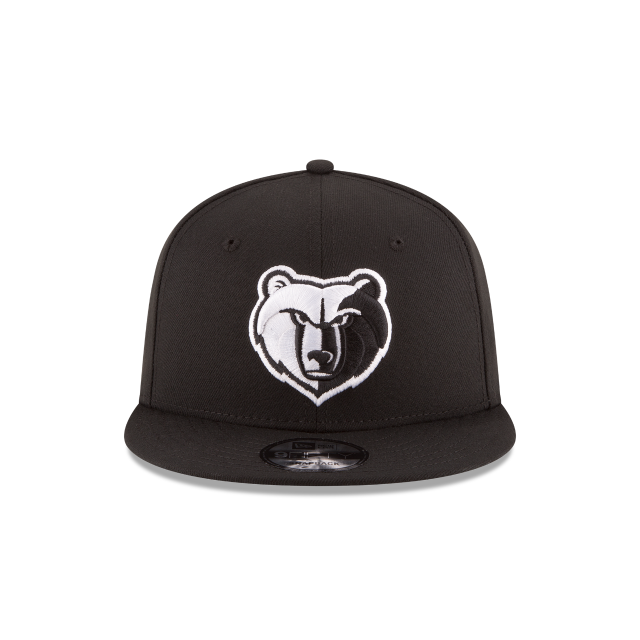 Memphis Grizzlies NBA New Era Men's Black/White 9Fifty Basic Snapback