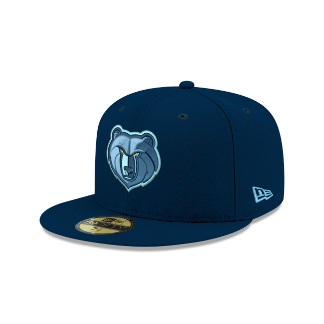 Casquette ajustée 59Fifty Basic de la NBA Memphis Grizzlies pour homme de New Era, bleu marine