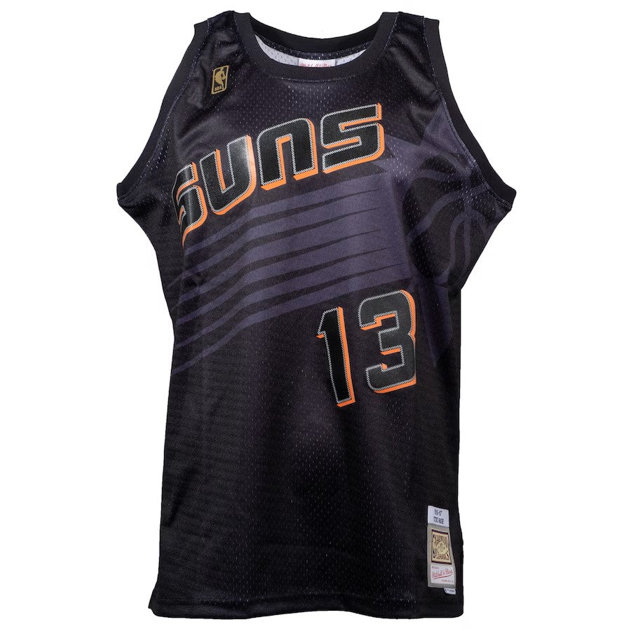 Steve Nash Phoenix Suns NBA Mitchell & Ness Maillot Swingman Dynamic Hardwood Classics noir pour hommes 