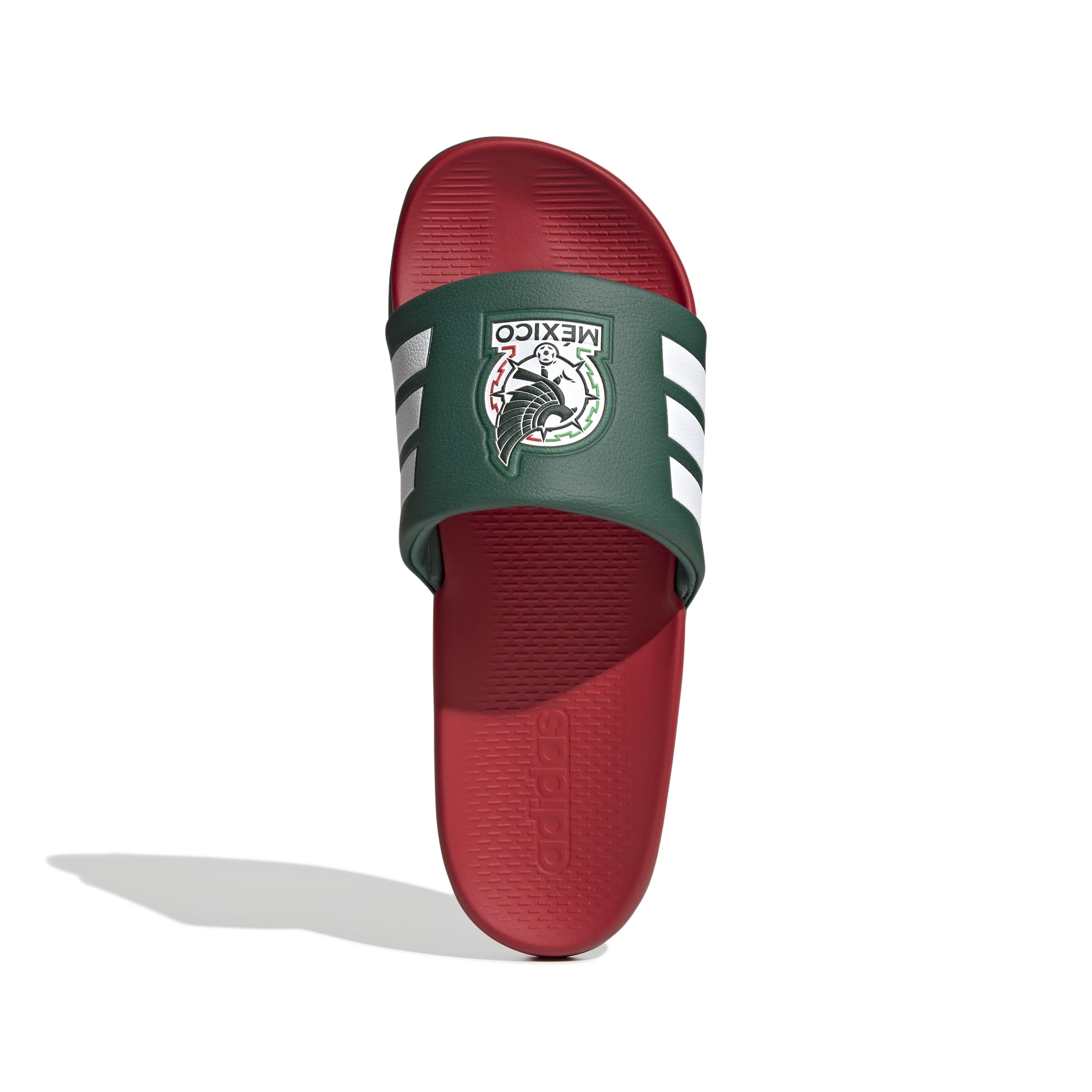Mexique Équipe Nationale FIFA Adidas Sandales Adilette Confort Vert pour Hommes