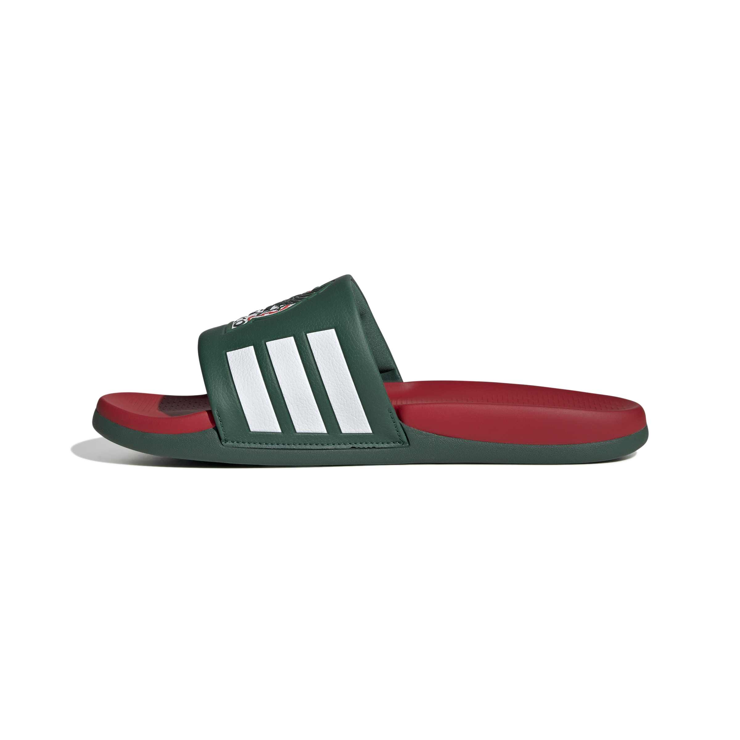 Mexique Équipe Nationale FIFA Adidas Sandales Adilette Confort Vert pour Hommes