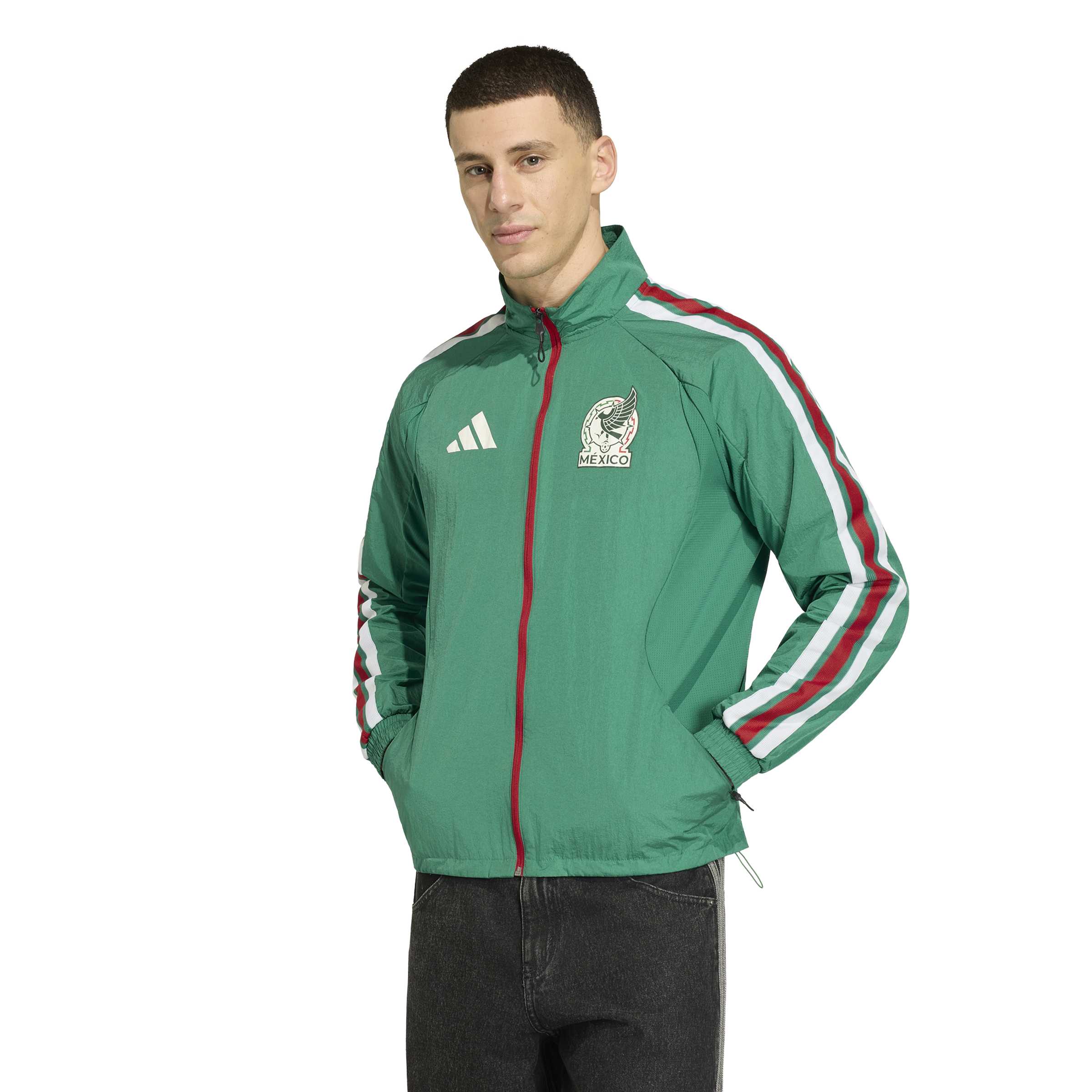 Mexico National Team FIFA Adidas Men's Green Anthem Jacket