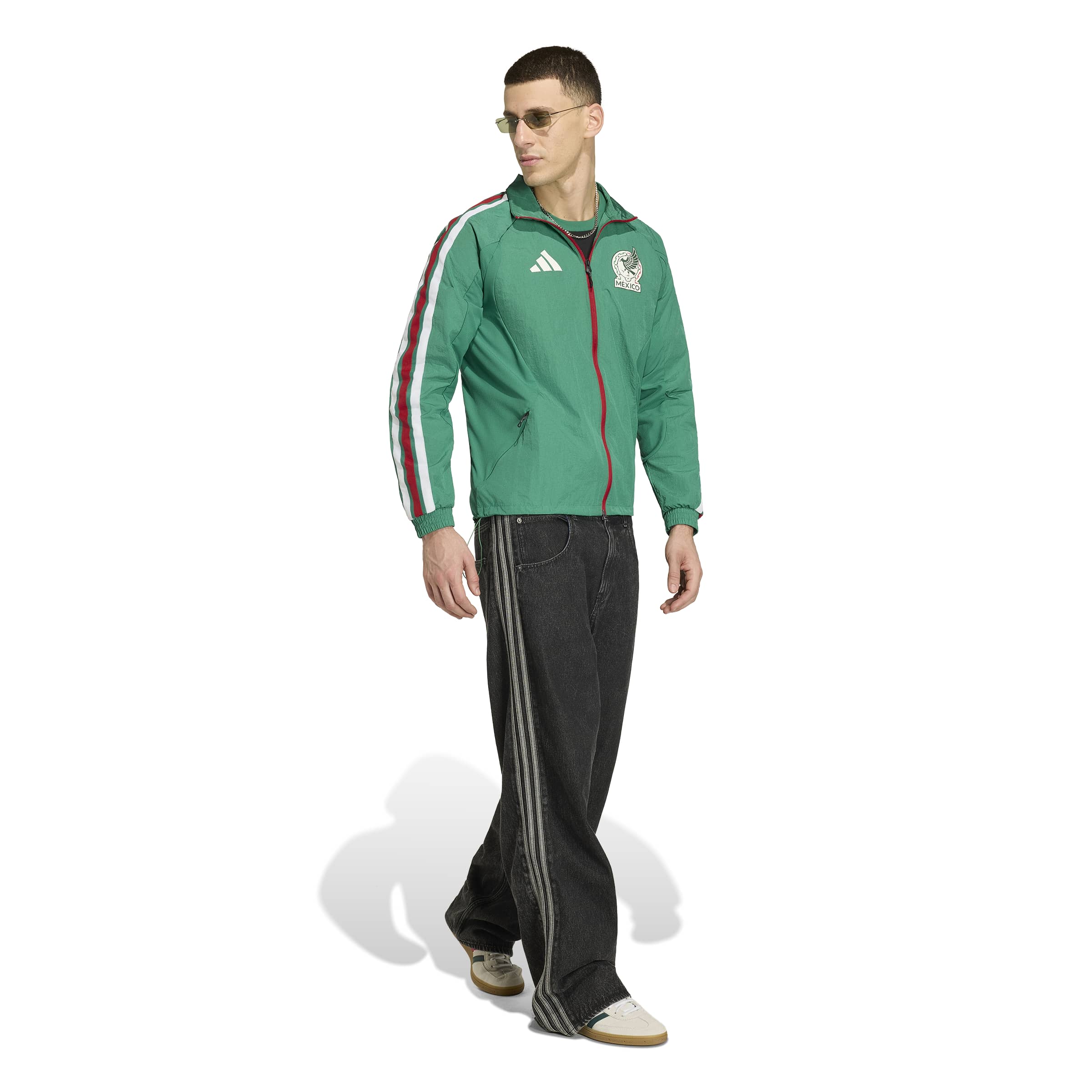 Mexico National Team FIFA Adidas Men's Green Anthem Jacket