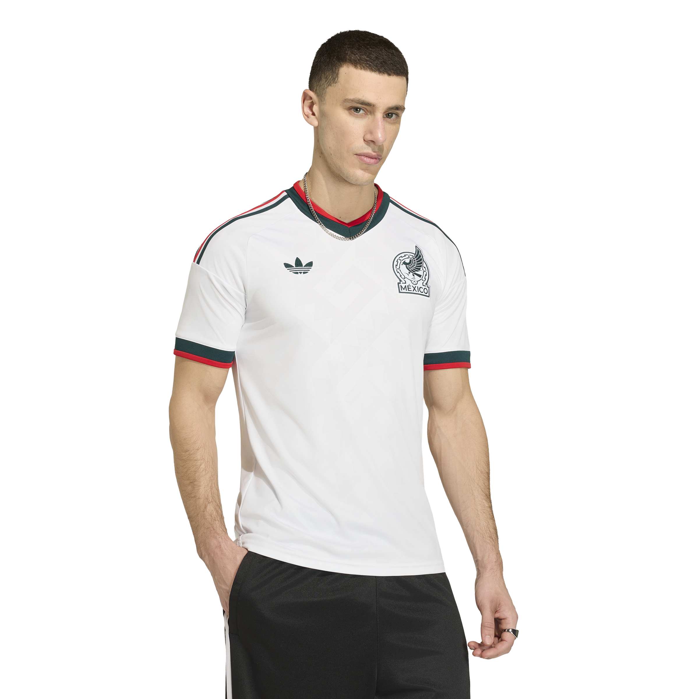 Mexico National Team FIFA Adidas Men's White 2026 Replica Away Jersey