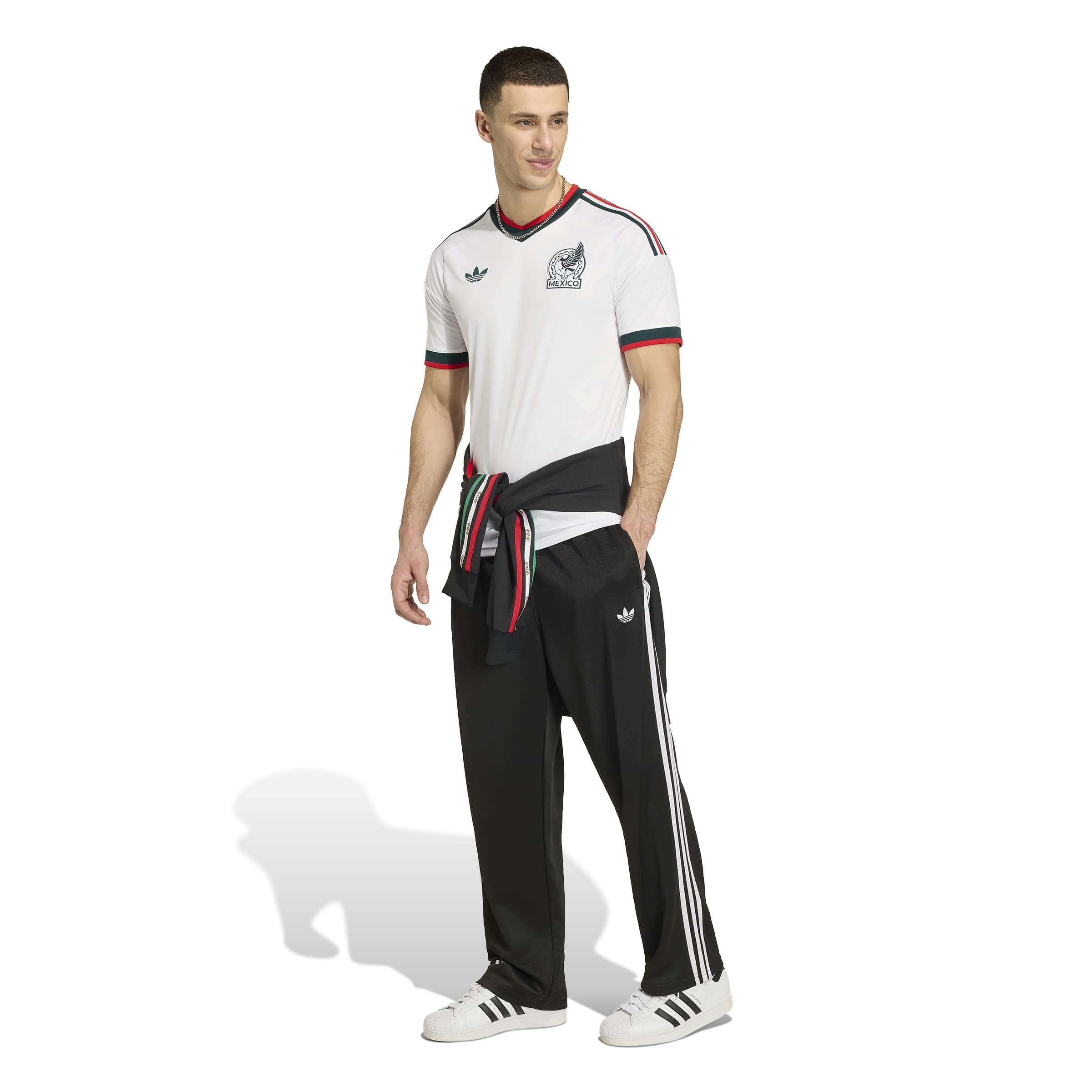 Mexico National Team FIFA Adidas Men's White 2026 Replica Away Jersey