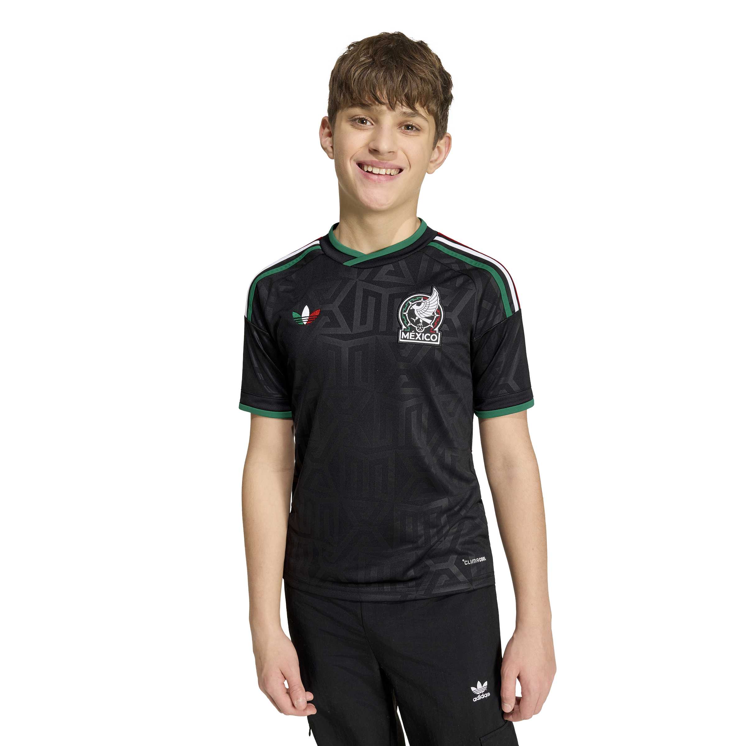 Mexico National Team FIFA Adidas Youth Black 2026 Third Jersey