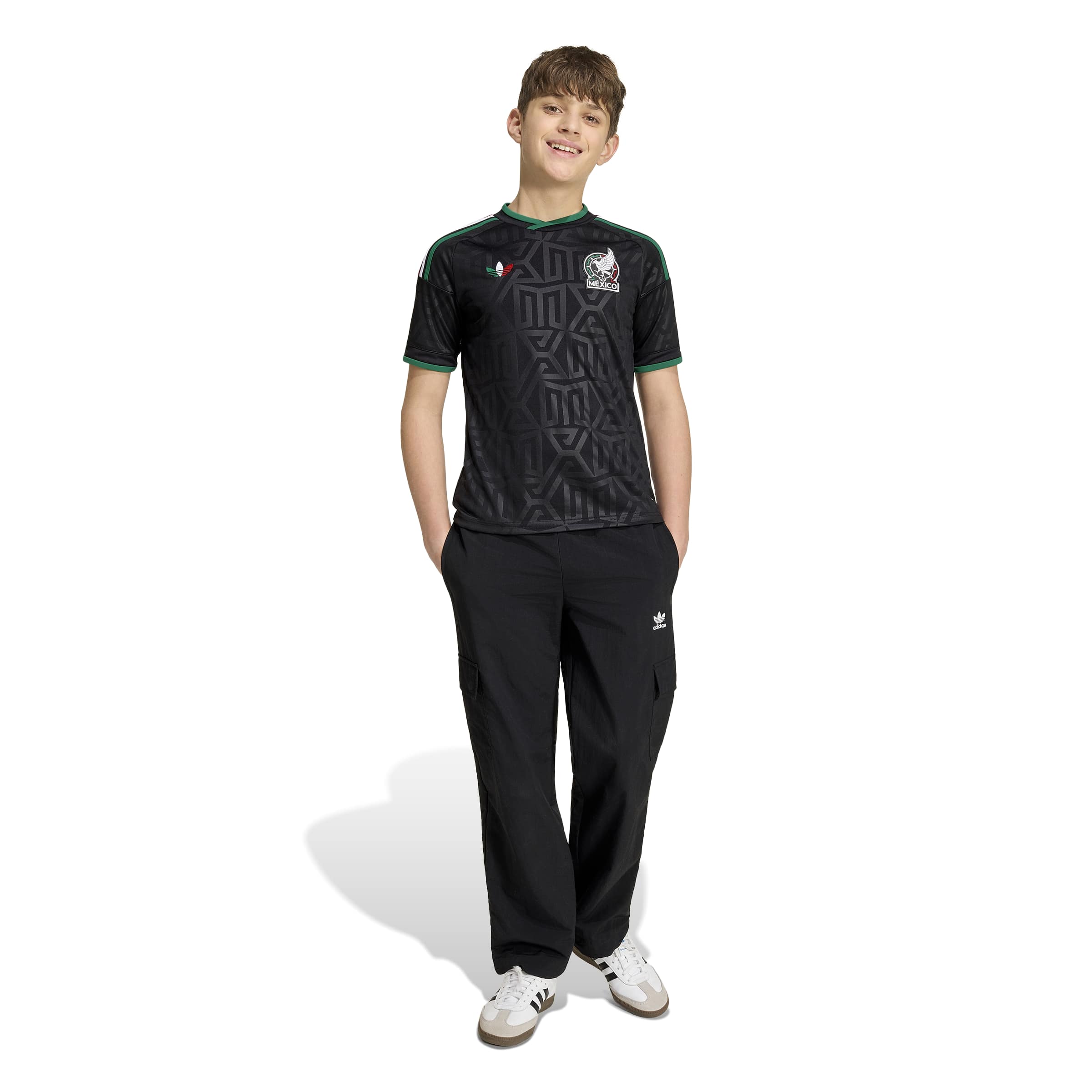 Mexico National Team FIFA Adidas Youth Black 2026 Third Jersey