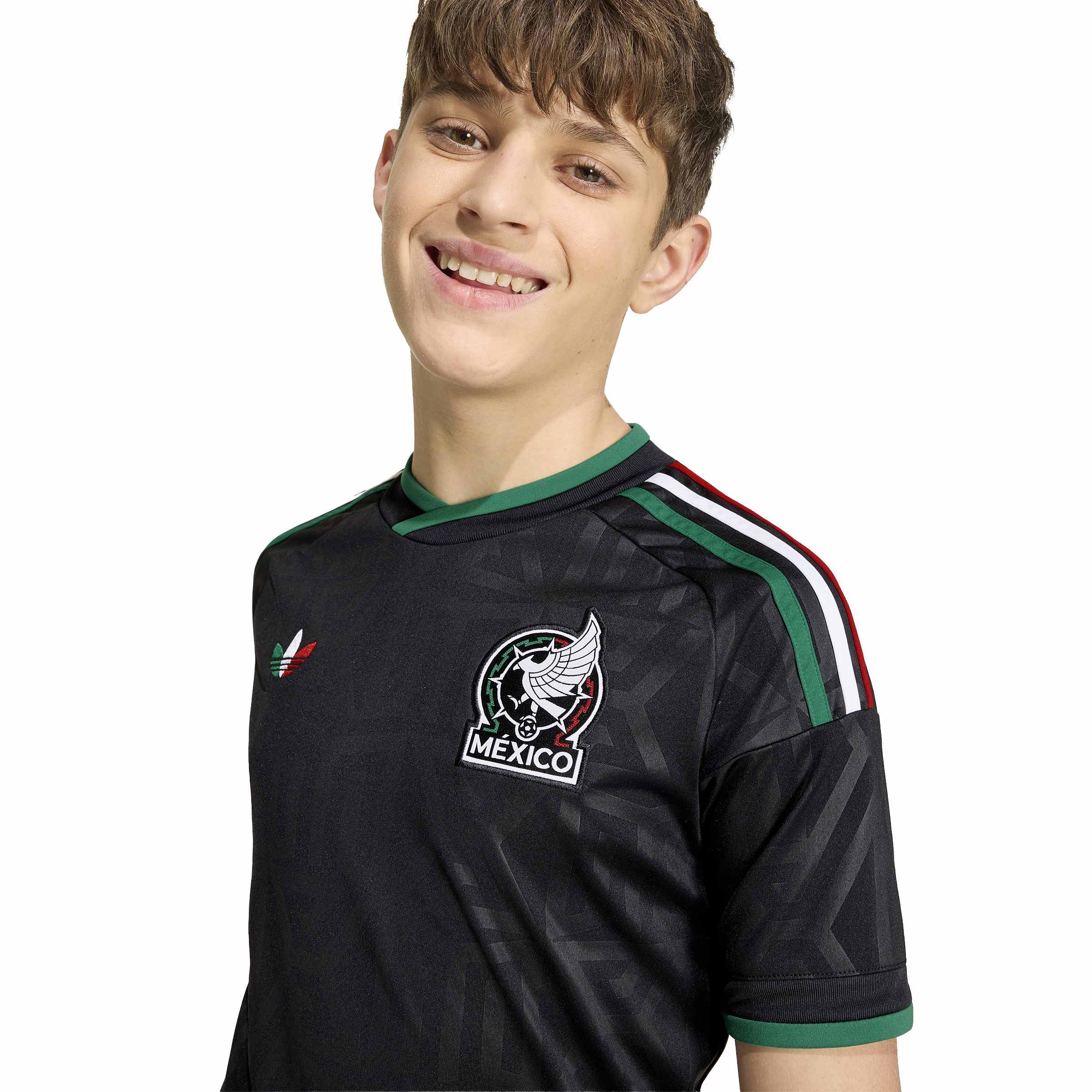 Mexico National Team FIFA Adidas Youth Black 2026 Third Jersey