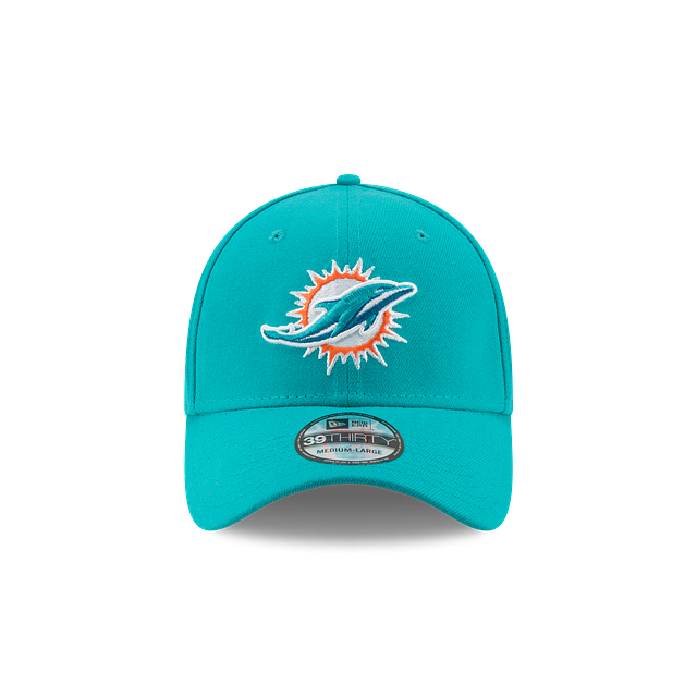 Miami Dolphins NFL New Era Teal Breeze 39Thirty Team Classic Stretch Fit pour hommes