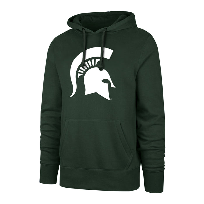 Michigan State Spartans NCAA 47 Brand Men's Dark Green Imprint Headline Pullover Hoodie
