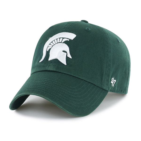 Michigan State Spartans NCAA 47 Brand Men's Green Clean Up Adjustable Hat