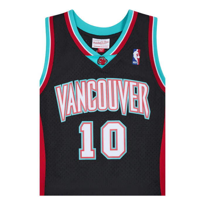 Mike Bibby Vancouver Grizzlies NBA Mitchell & Ness Men's Black 2000-01 Reload Hardwood Classics Swingman Jersey