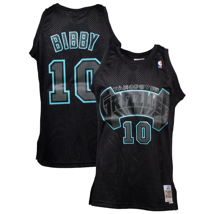 Mike Bibby Vancouver Grizzlies NBA Mitchell & Ness Men's Black Dynamic Hardwood Classics Swingman Jersey