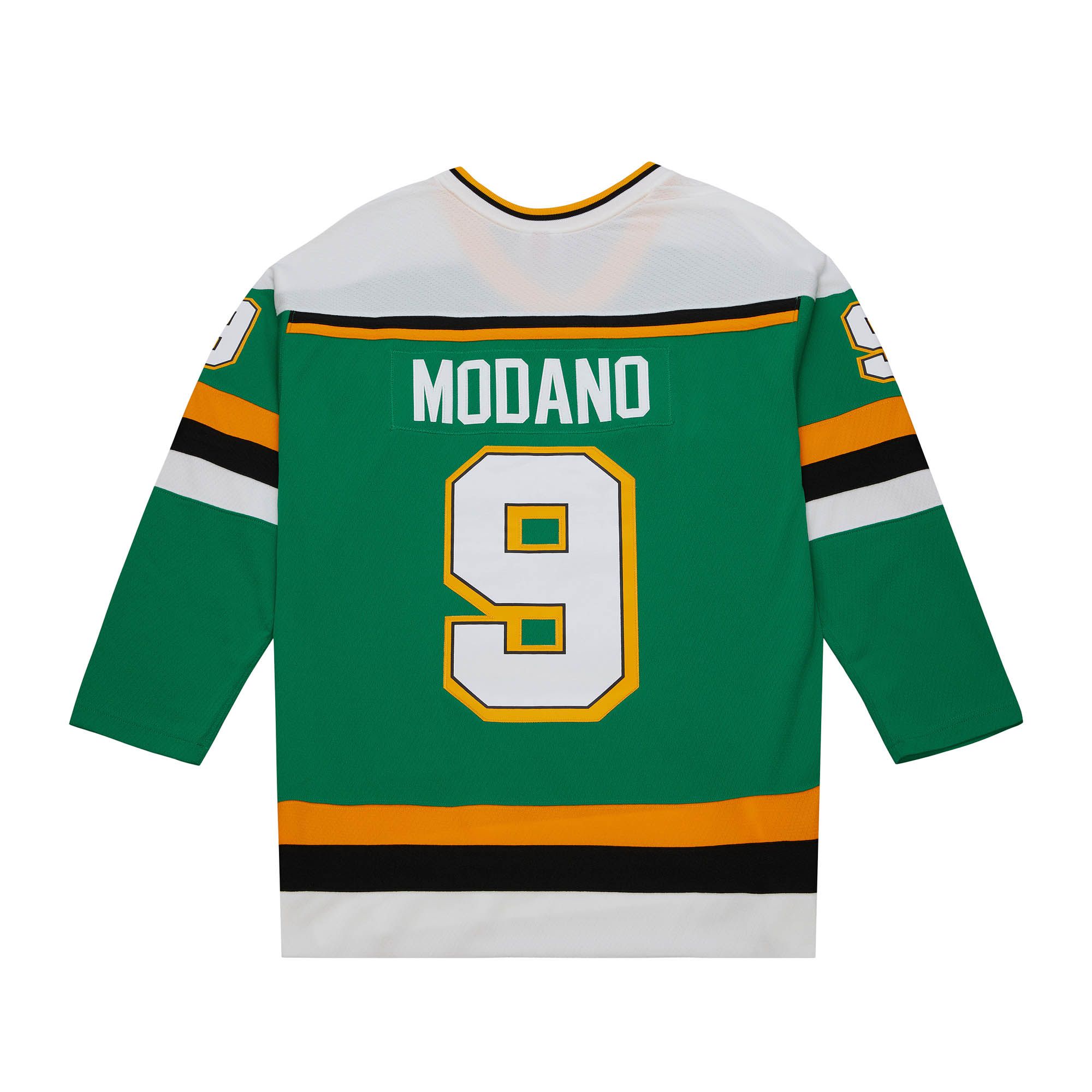 Mike Modano Minnesota North Stars NHL Mitchell & Ness Men's Green 1989 Blue Line Authentic Jersey