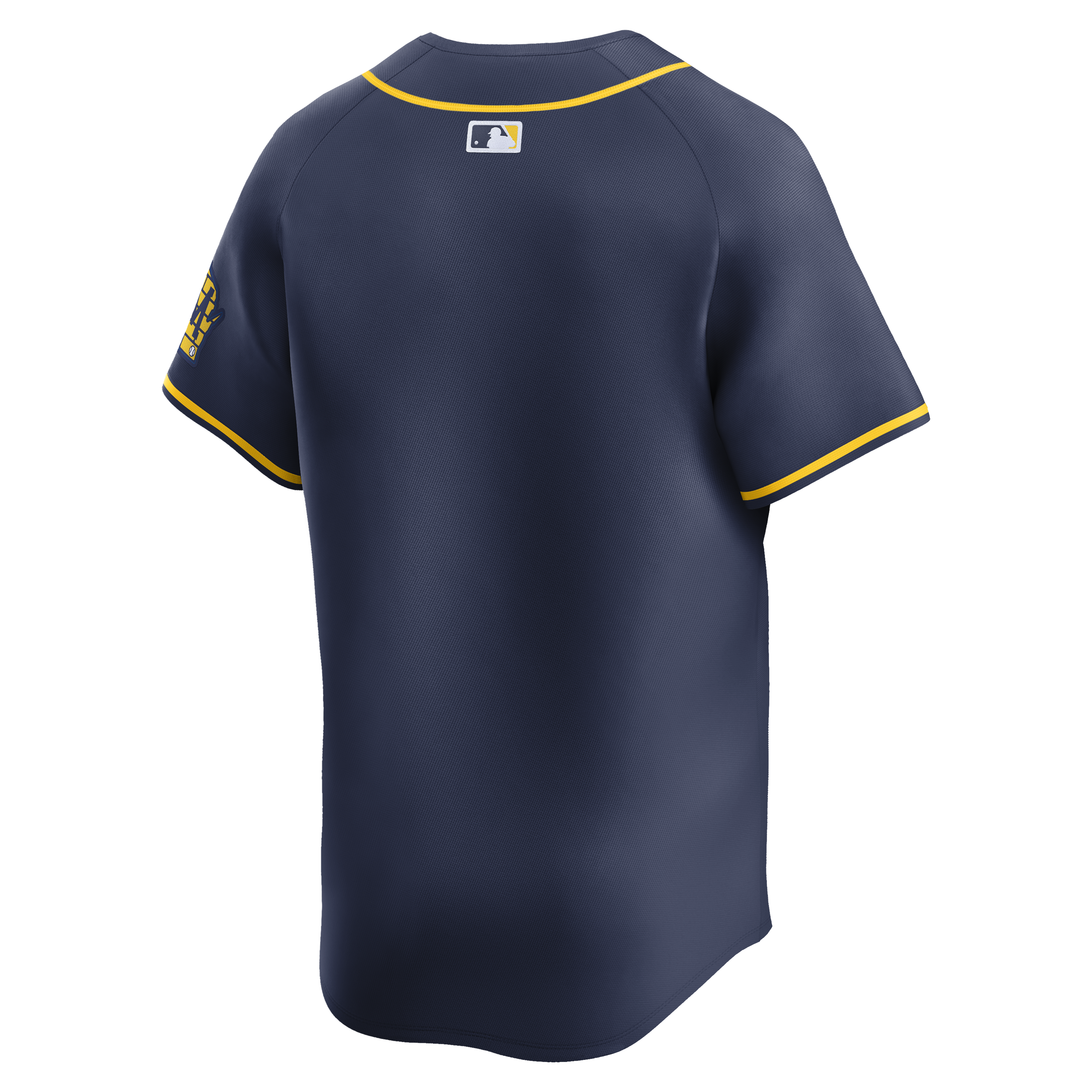 Milwaukee Brewers MLB Nike Men's Midnight Navy Alternate Limited Jersey