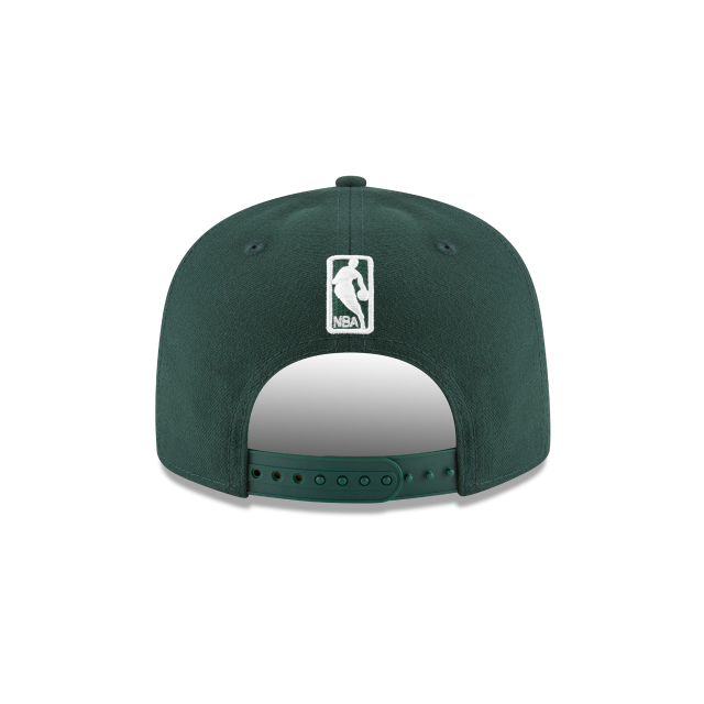 Milwaukee Bucks NBA New Era Snapback 9Fifty Basic vert pour hommes