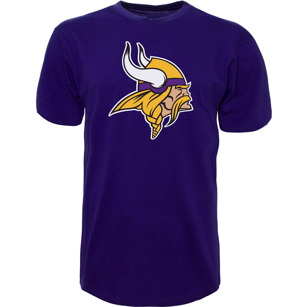 Minnesota Vikings NFL 47 Brand T-shirt de fan violet avec logo principal pour hommes