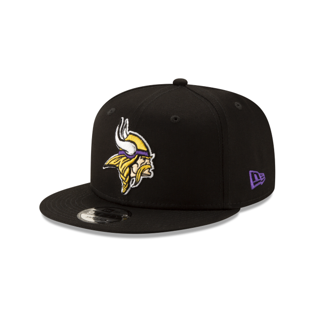 Minnesota Vikings NFL New Era Snapback 9Fifty Basic noir pour hommes