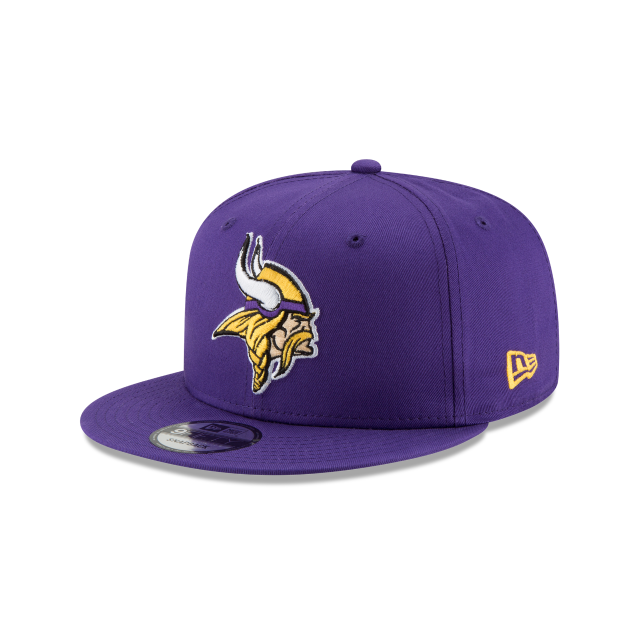 Minnesota Vikings NFL New Era Casquette Snapback True Purple 9Fifty Basic pour hommes