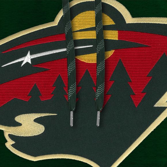 Sweat à capuche avec logo en sergé Express vert forêt du Minnesota Wild NHL Bulletin pour hommes