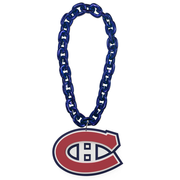 Montreal Canadiens NHL FanFave FanChain Royal Blue Chain Necklace