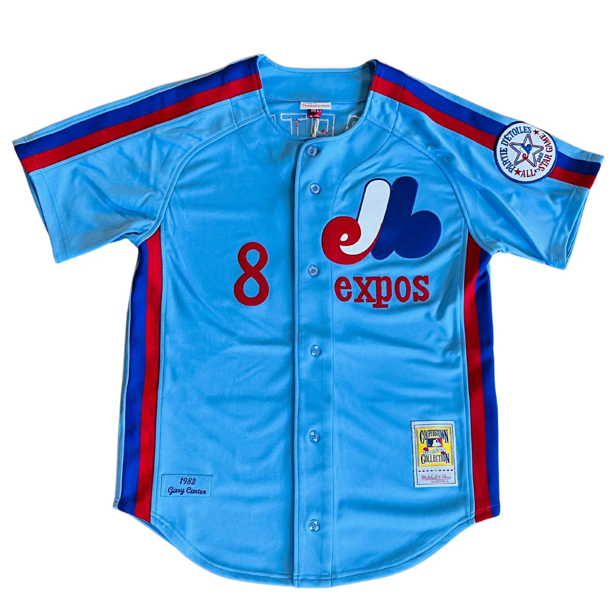 Gary Carter #8 Montreal Expos Mitchell & Ness 1982 Authentic Jersey —