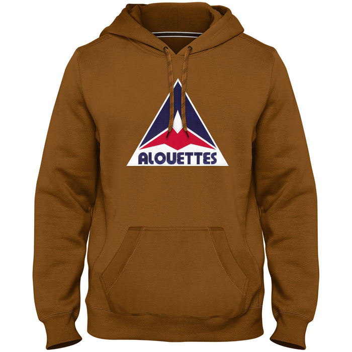 Montreal Alouettes CFL Bulletin Men's Dune Express Twill Retro Logo Hoodie
