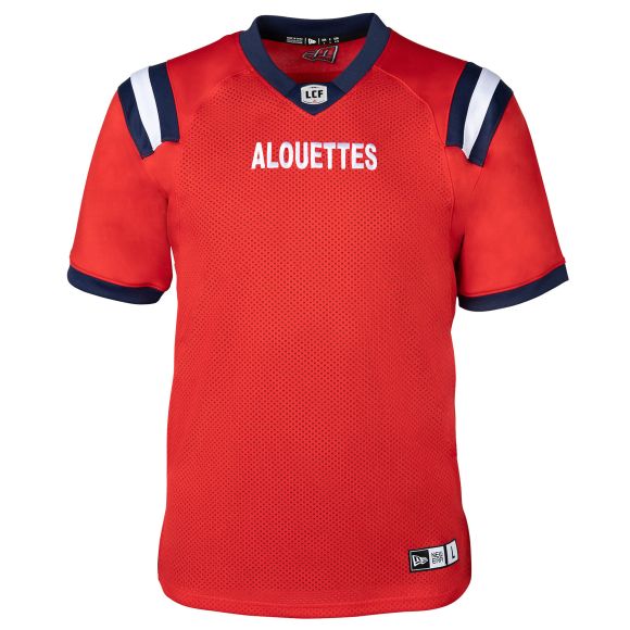 Montreal Alouettes CFL New Era Men's Red 3rd Alternate Replica Jersey