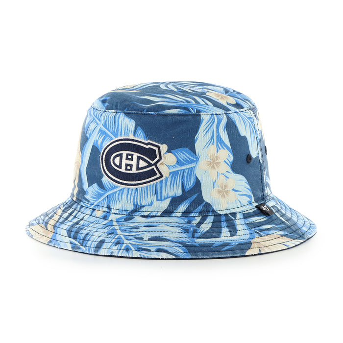 Montreal Canadiens NHL 47 Brand Men's Blue Tropicalia Bucket Hat