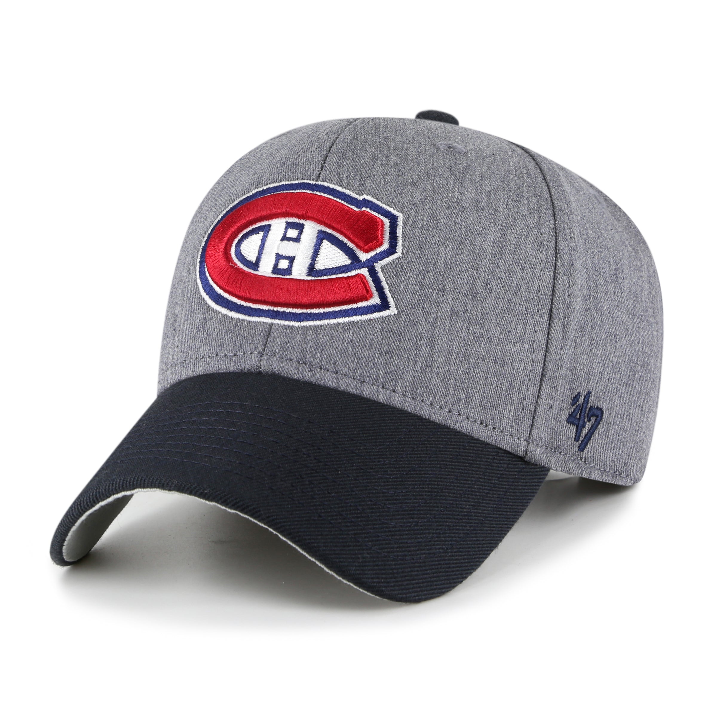 Casquette réglable MVP NHL 47 Brand des Canadiens de Montréal, gris, noir, granite