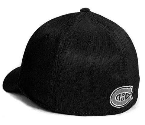 Montreal Canadiens NHL American Needle Men's Black E-Boss Platinum Stretch Fit Hat