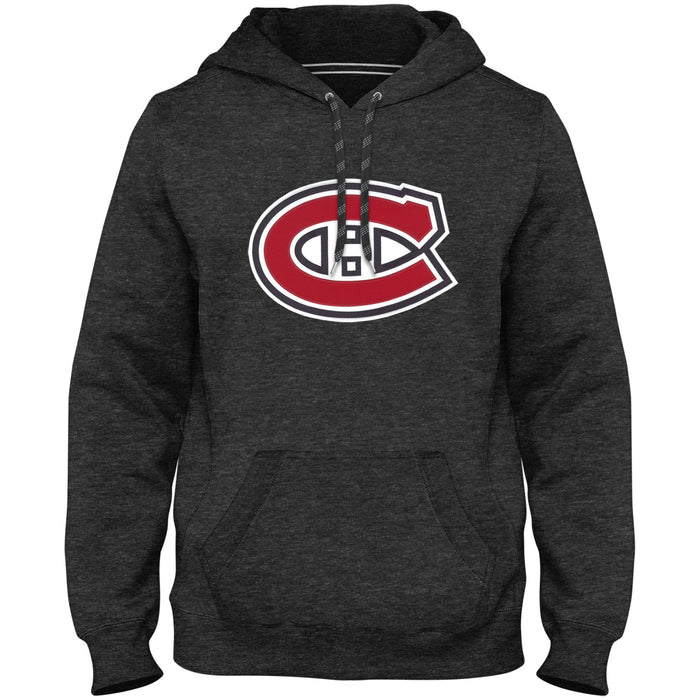 Montreal Canadiens NHL Bulletin Men's Charcoal Express Twill Logo Hoodie