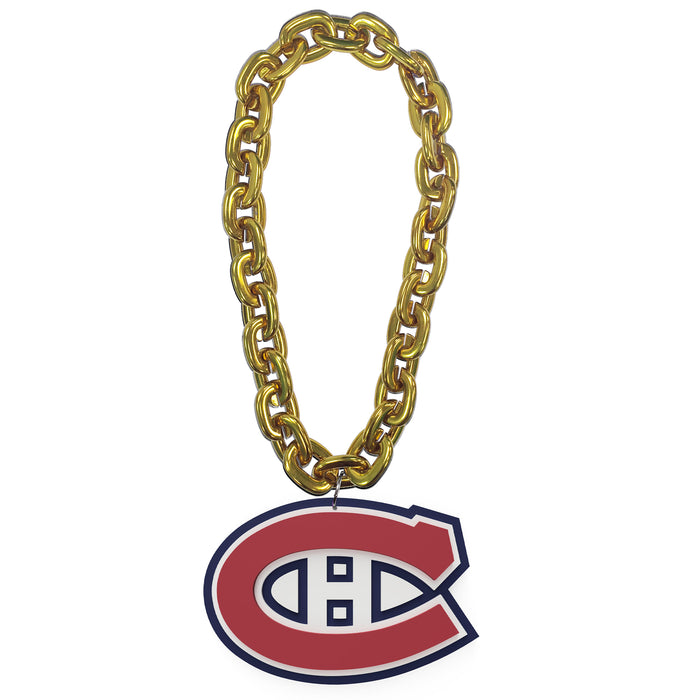 Montreal Canadiens NHL FanFave FanChain Gold Chain Necklace