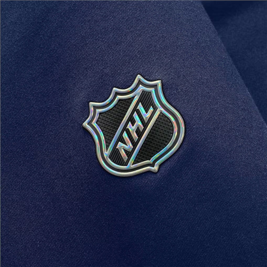 T-shirt à manches longues Pro Rink Tech authentique bleu marine 2025 de marque NHL Fanatics des Canadiens de Montréal pour homme