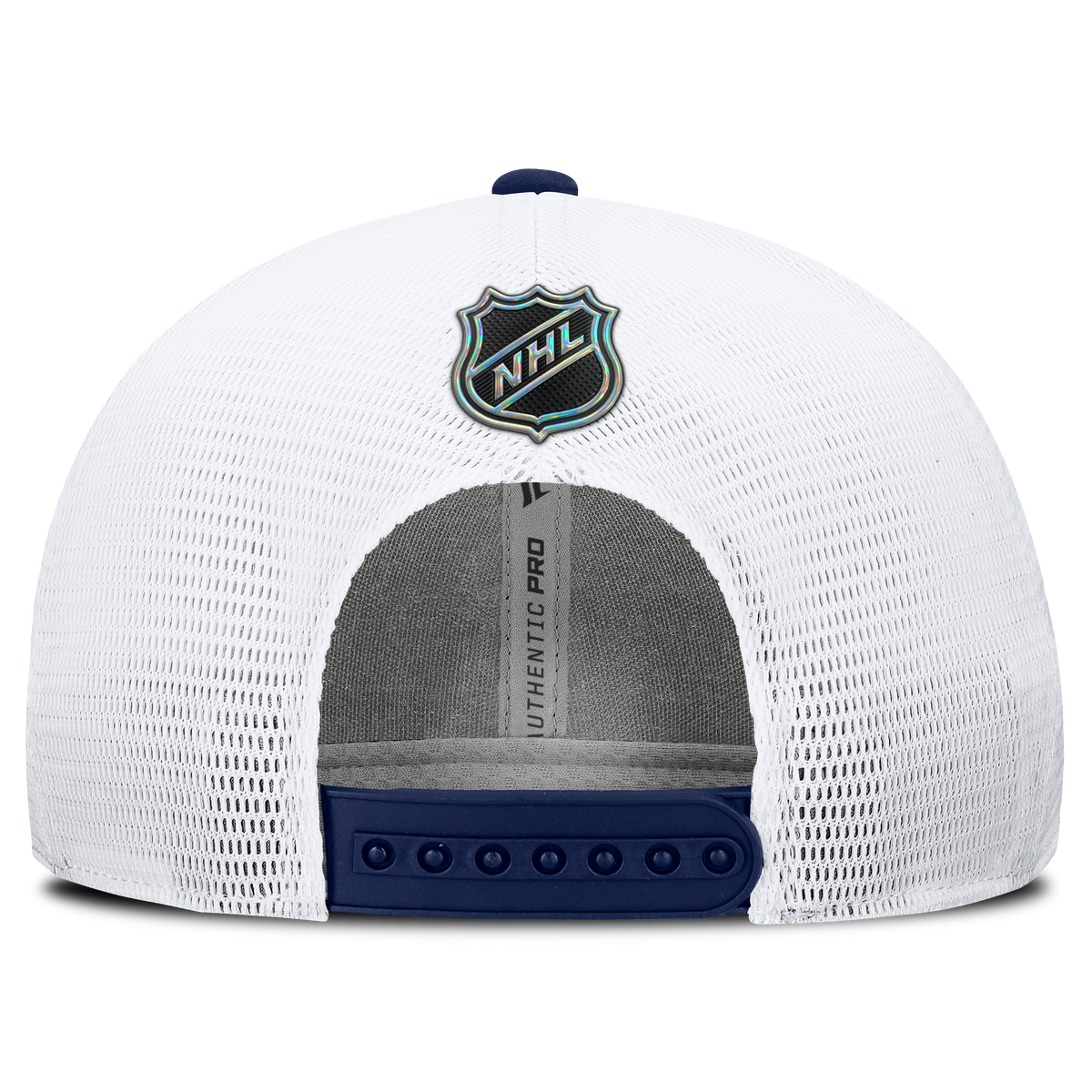 Montreal Canadiens NHL Fanatics Branded Men's Navy Authentic Pro Train Trucker Snapback
