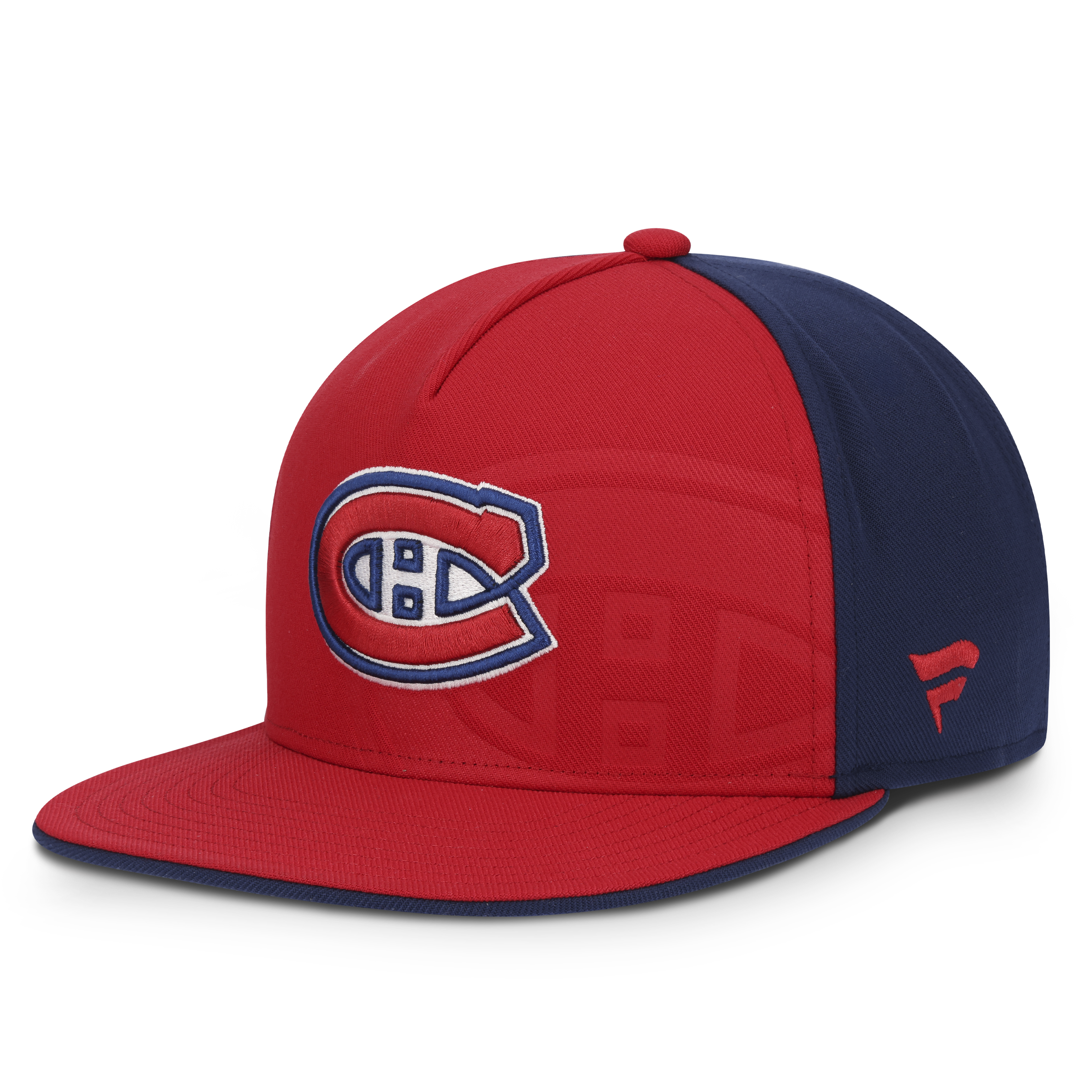 Montreal Canadiens NHL Fanatics Branded Men's Red/Navy 2026 Draft Authentic Pro Snapback Hat