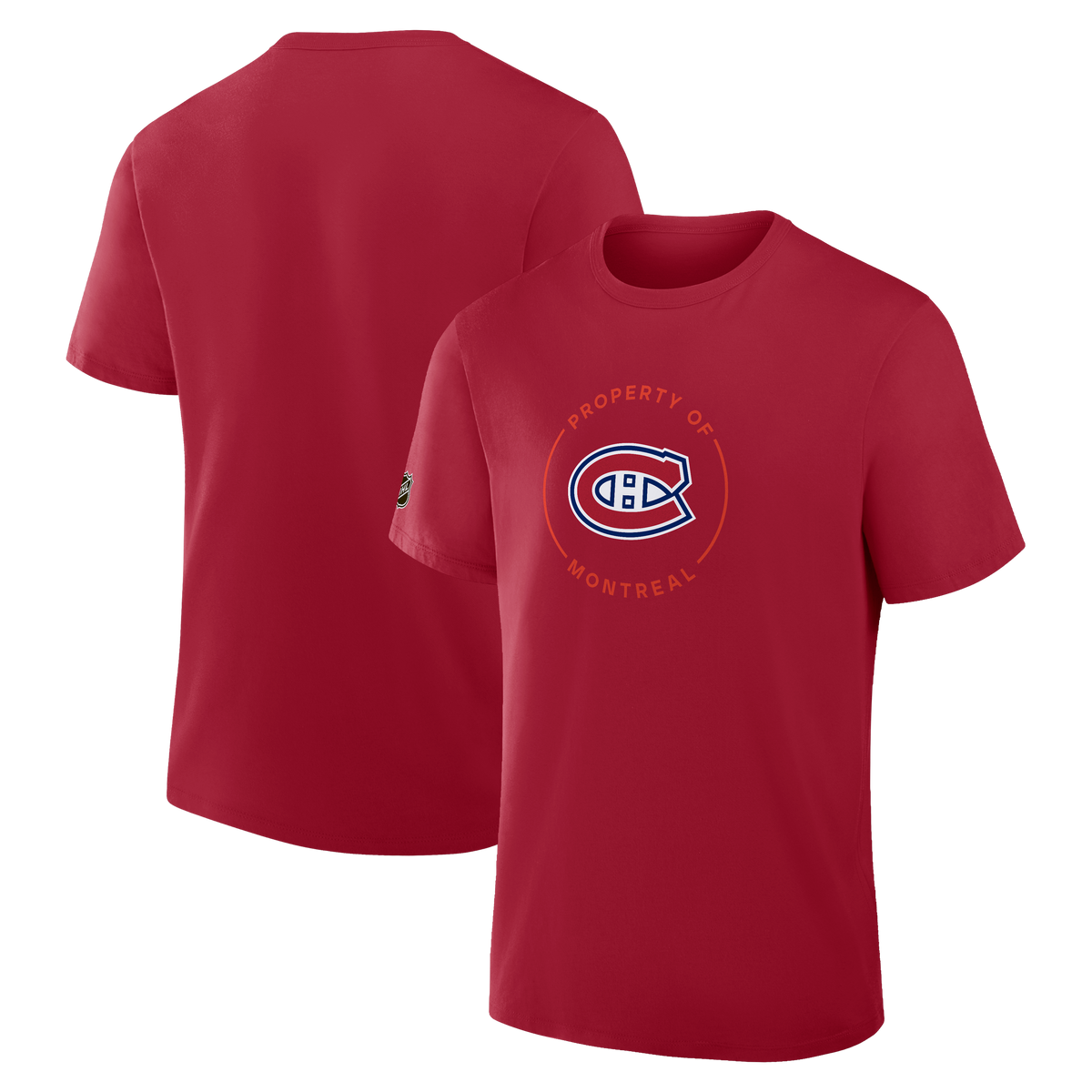 Montreal Canadiens NHL Fanatics Branded Men's Red Practice Primary T-Shirt