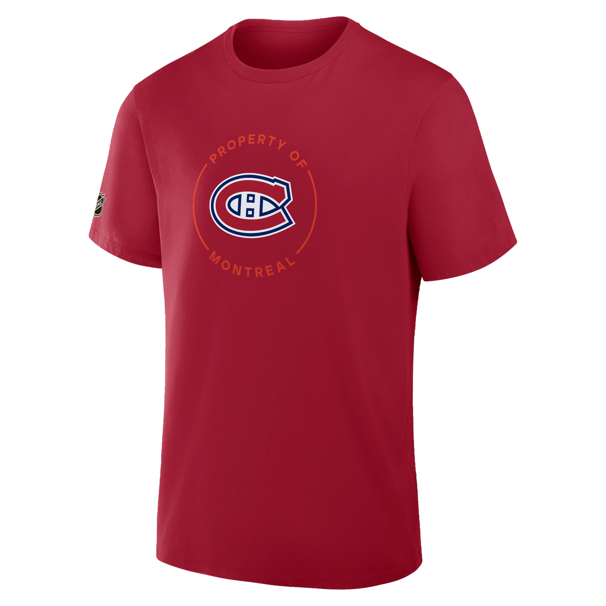 Montreal Canadiens NHL Fanatics Branded Men's Red Practice Primary T-Shirt