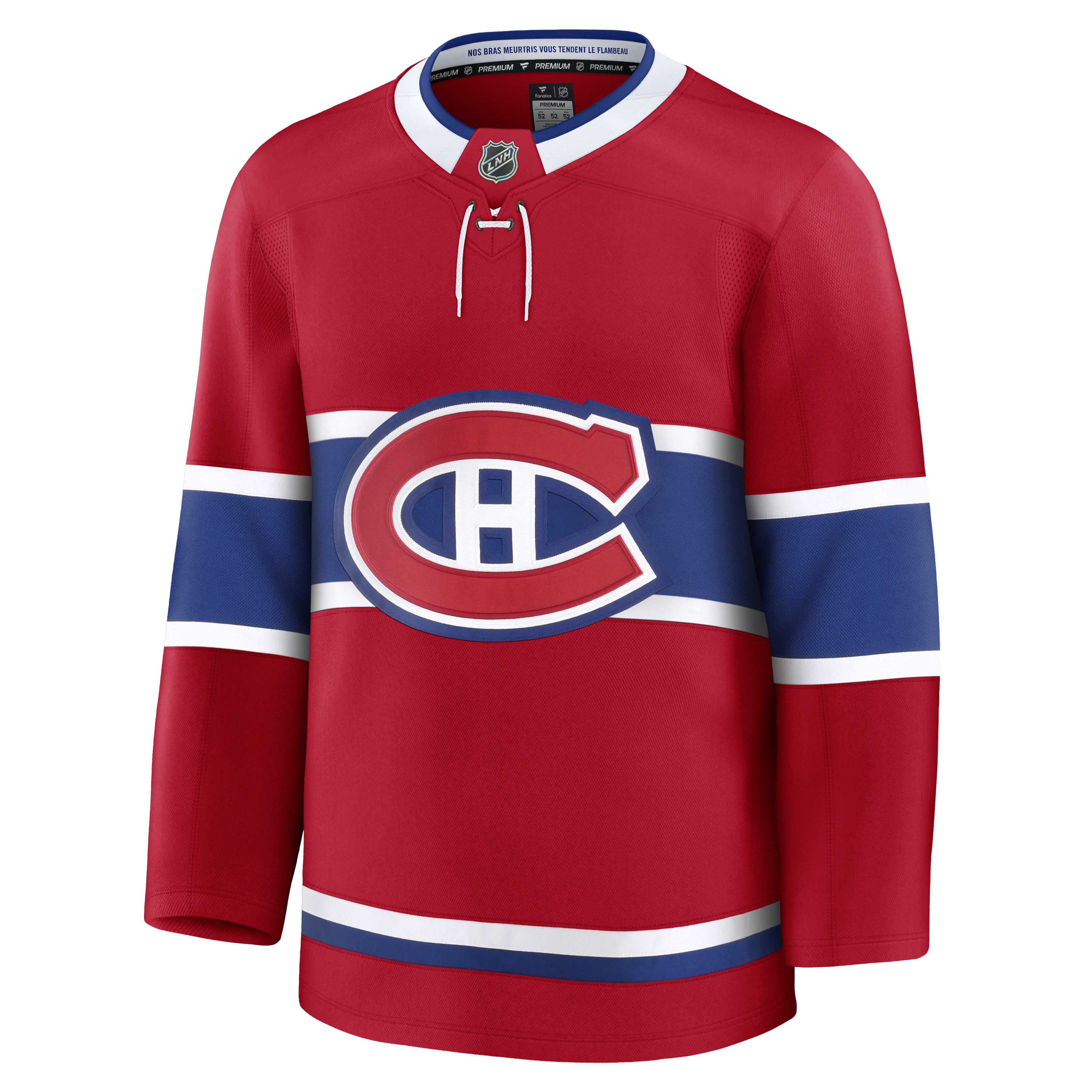 Maillot premium rouge pour hommes Fanatics Branded de la LNH des Canadiens de Montréal