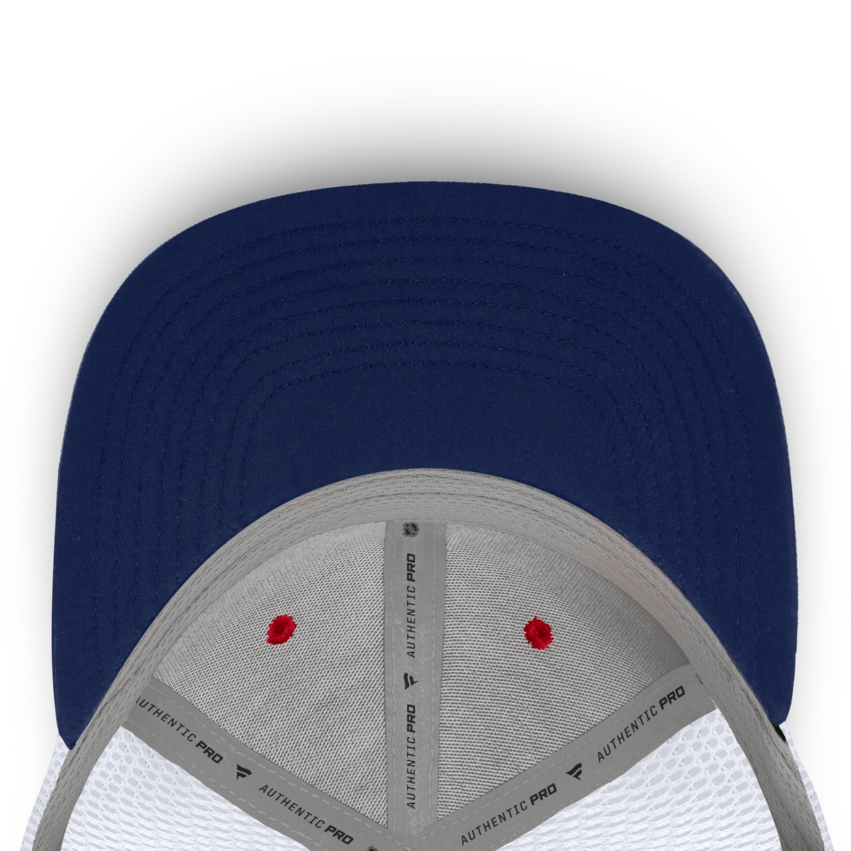 Montreal Canadiens NHL Fanatics Branded Men's Red/White Authentic Pro Rink Trucker Snapback