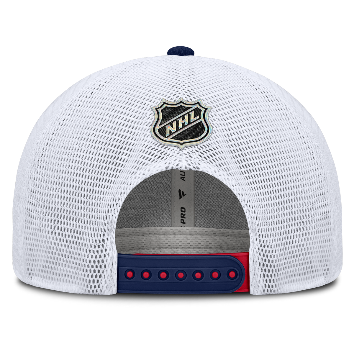 Montreal Canadiens NHL Fanatics Branded Men's Red/White Authentic Pro Rink Trucker Snapback