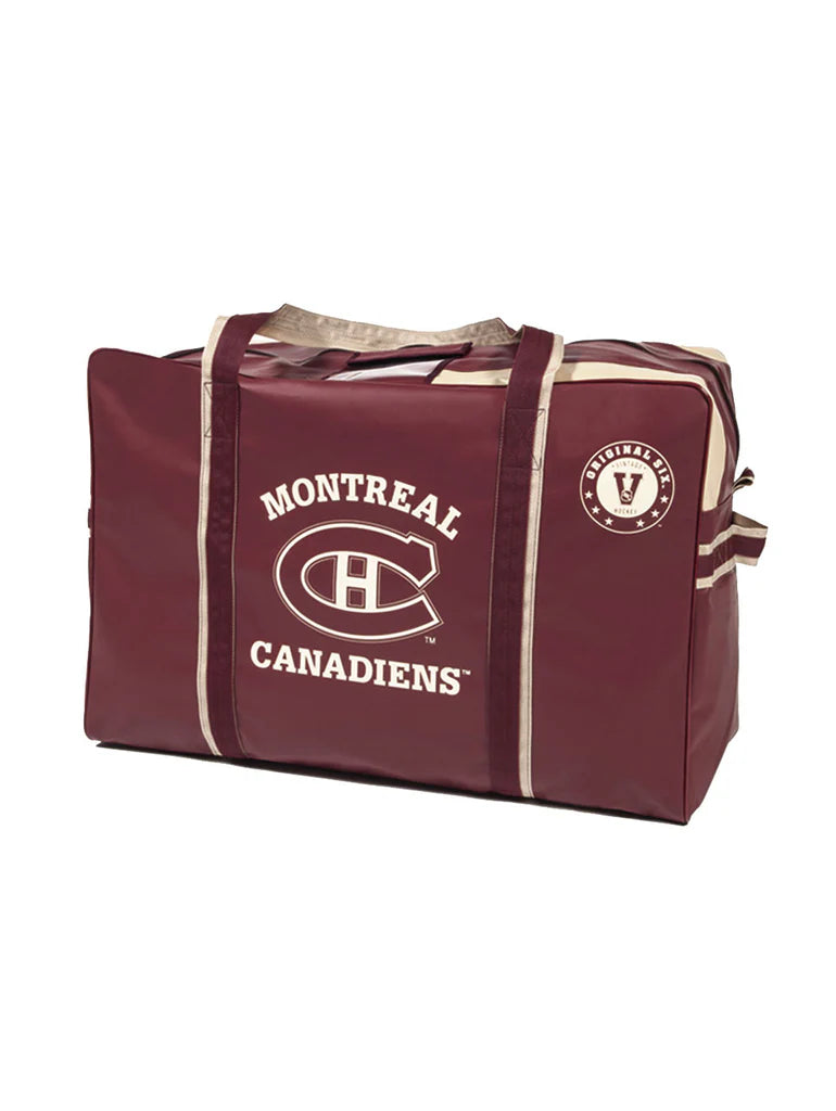 Sac de transport de hockey senior vintage Inglasco Original 6 des Canadiens de Montréal NHL