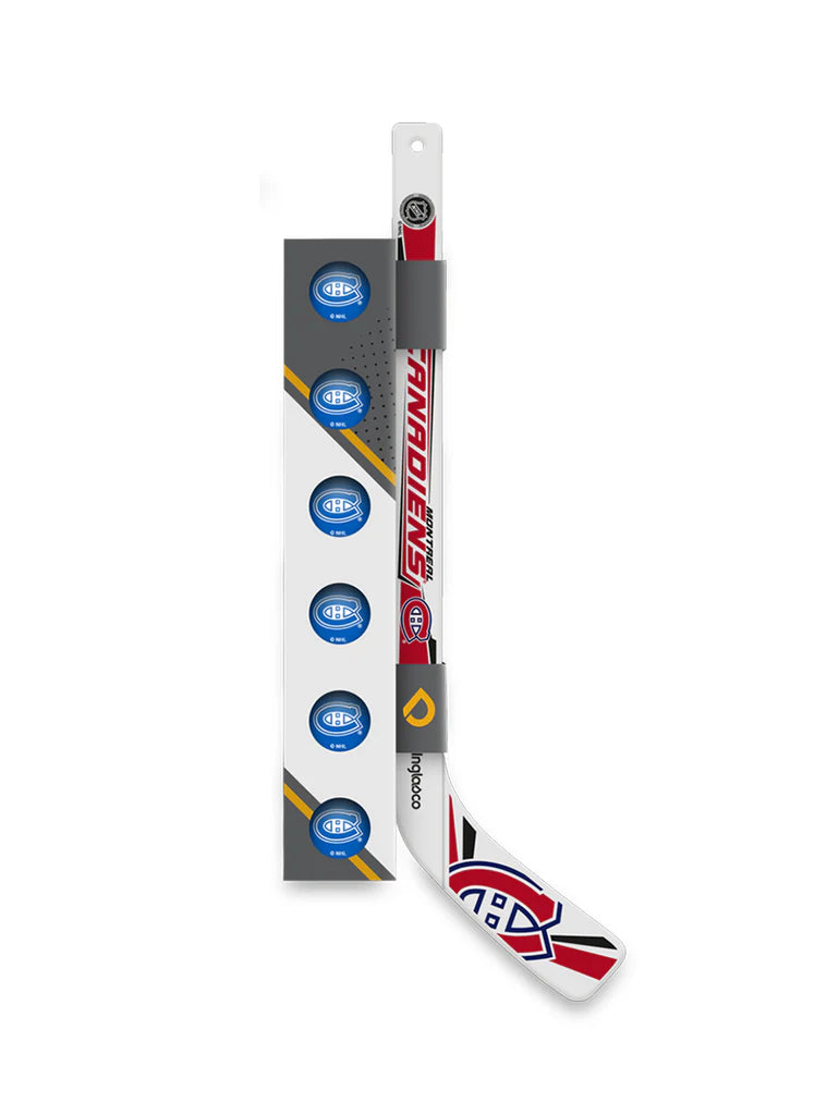 Montreal Canadiens NHL Inglasco Rapid Fire Plastic Mini Stick Set