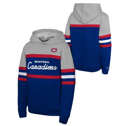 Montreal Canadiens NHL Mitchell & Ness Youth Head Coach Pullover Hoodie