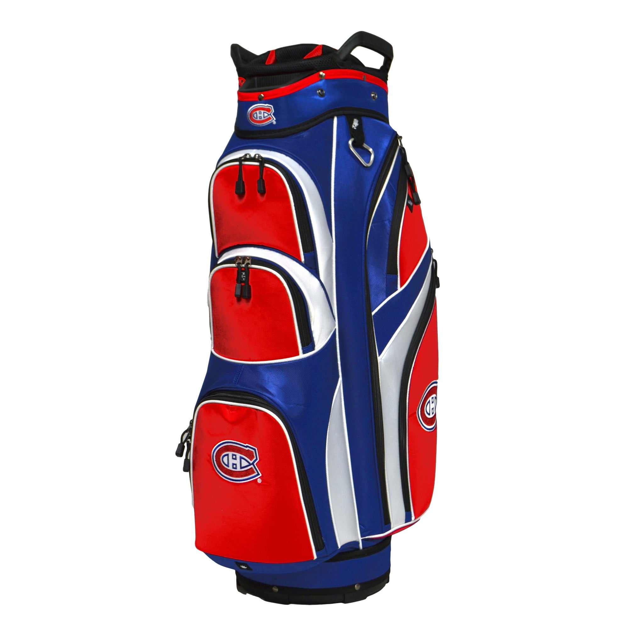 Sac de chariot de golf bleu marine/rouge NHL des Canadiens de Montréal