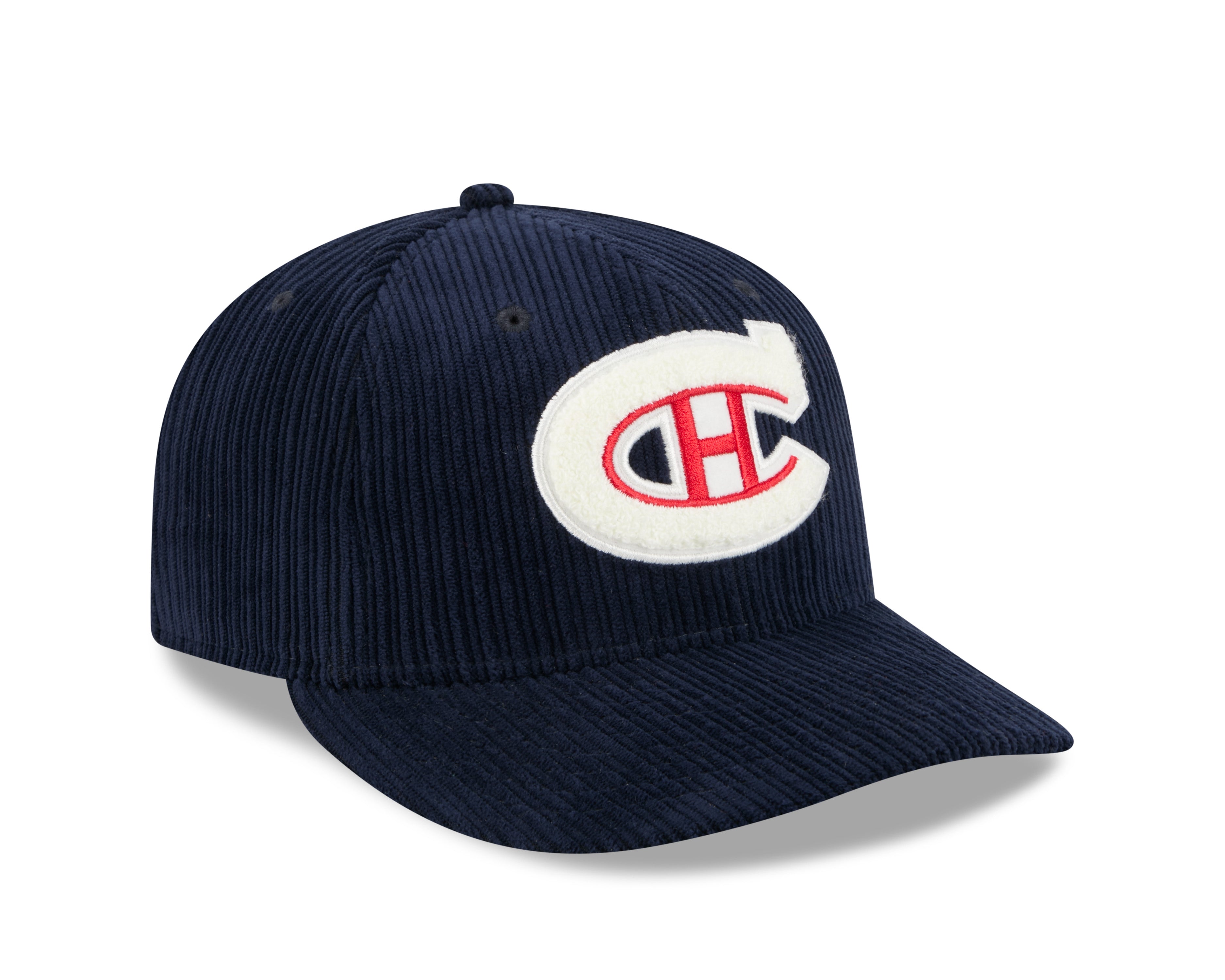 Montreal Canadiens NHL New Era Men's Navy 59Fifty Chenille Pop Fitted Hat