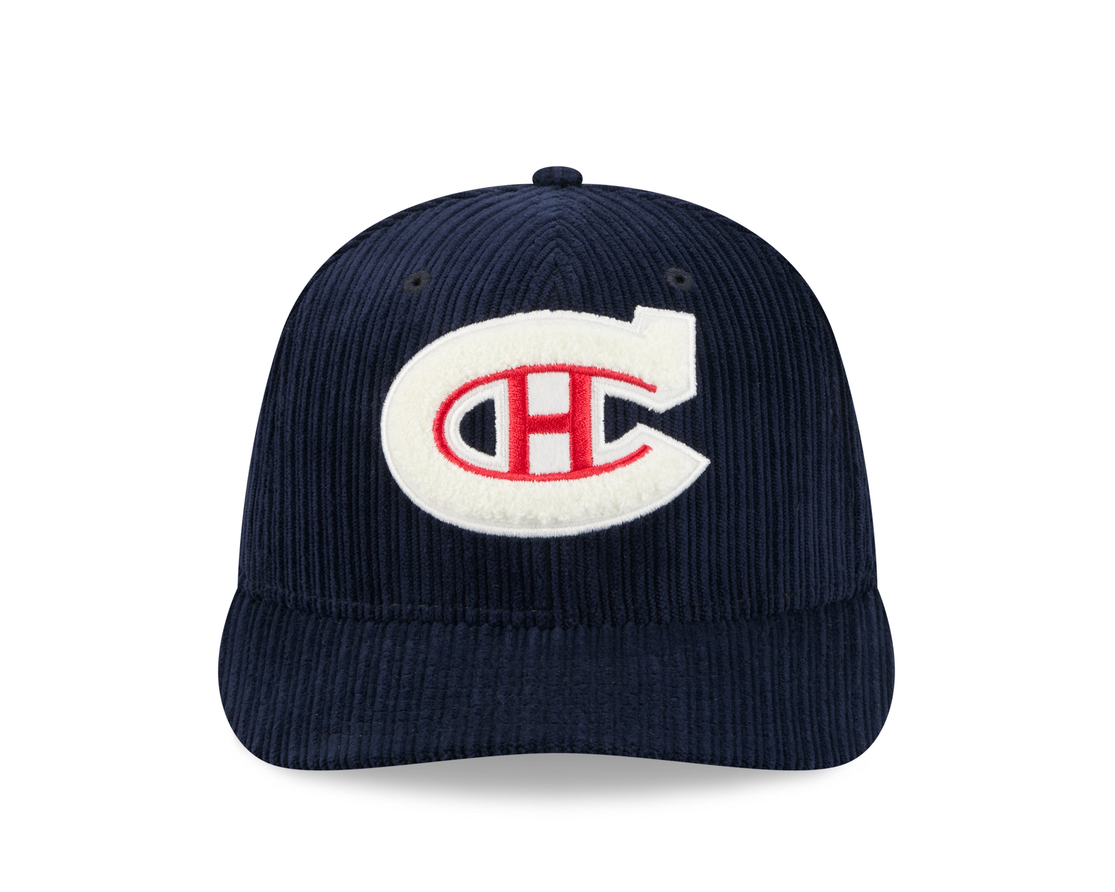 Montreal Canadiens NHL New Era Men's Navy 59Fifty Chenille Pop Fitted Hat