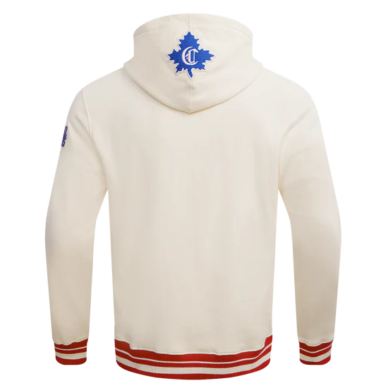 Sweat à capuche rétro classique blanc cassé pour homme des Canadiens de Montréal NHL Pro Standard